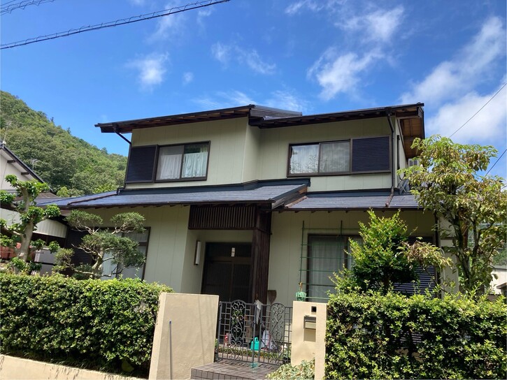 画像：外壁塗装・屋根葺替え工事（営業担当：阿南）